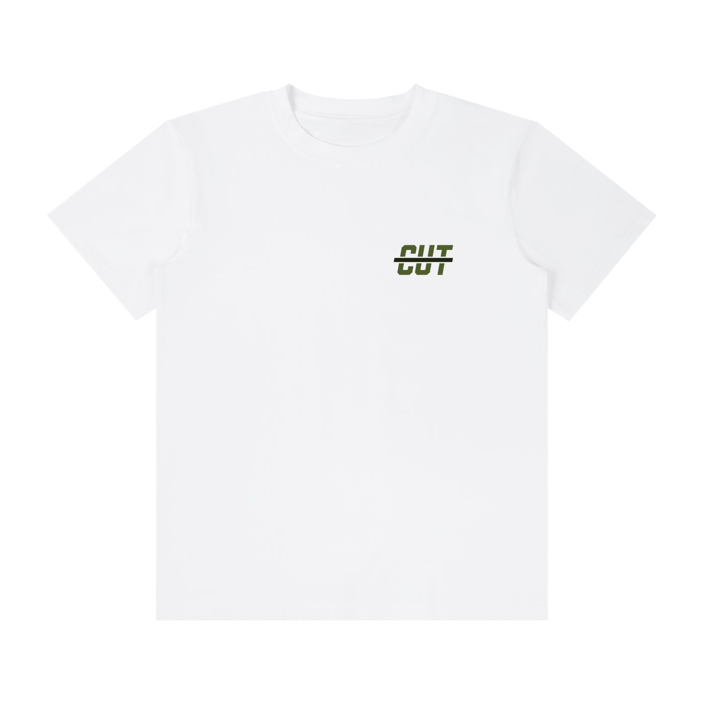 "Anti Bogey Club" White/Sage Classic Crew Neck