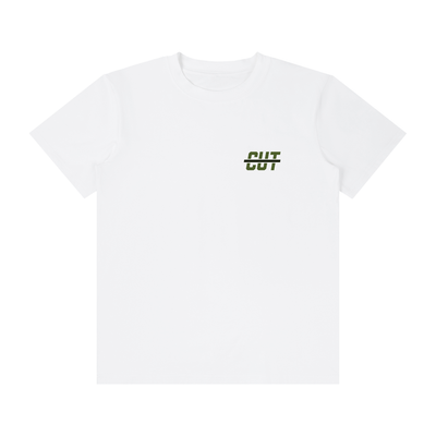 "Anti Bogey Club" White/Sage Classic Crew Neck