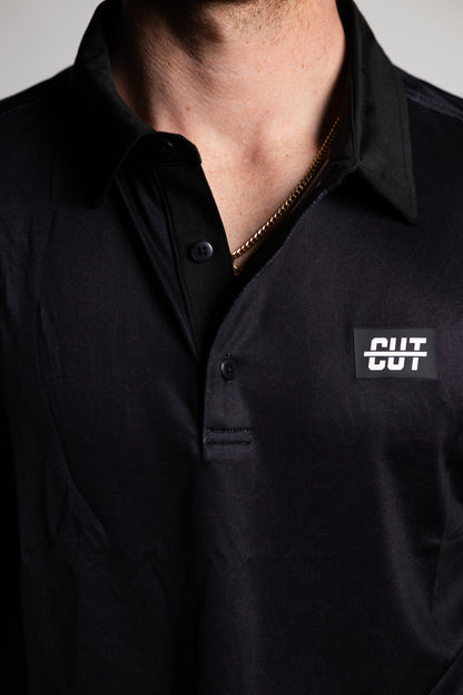 Deep Topo Black Polo