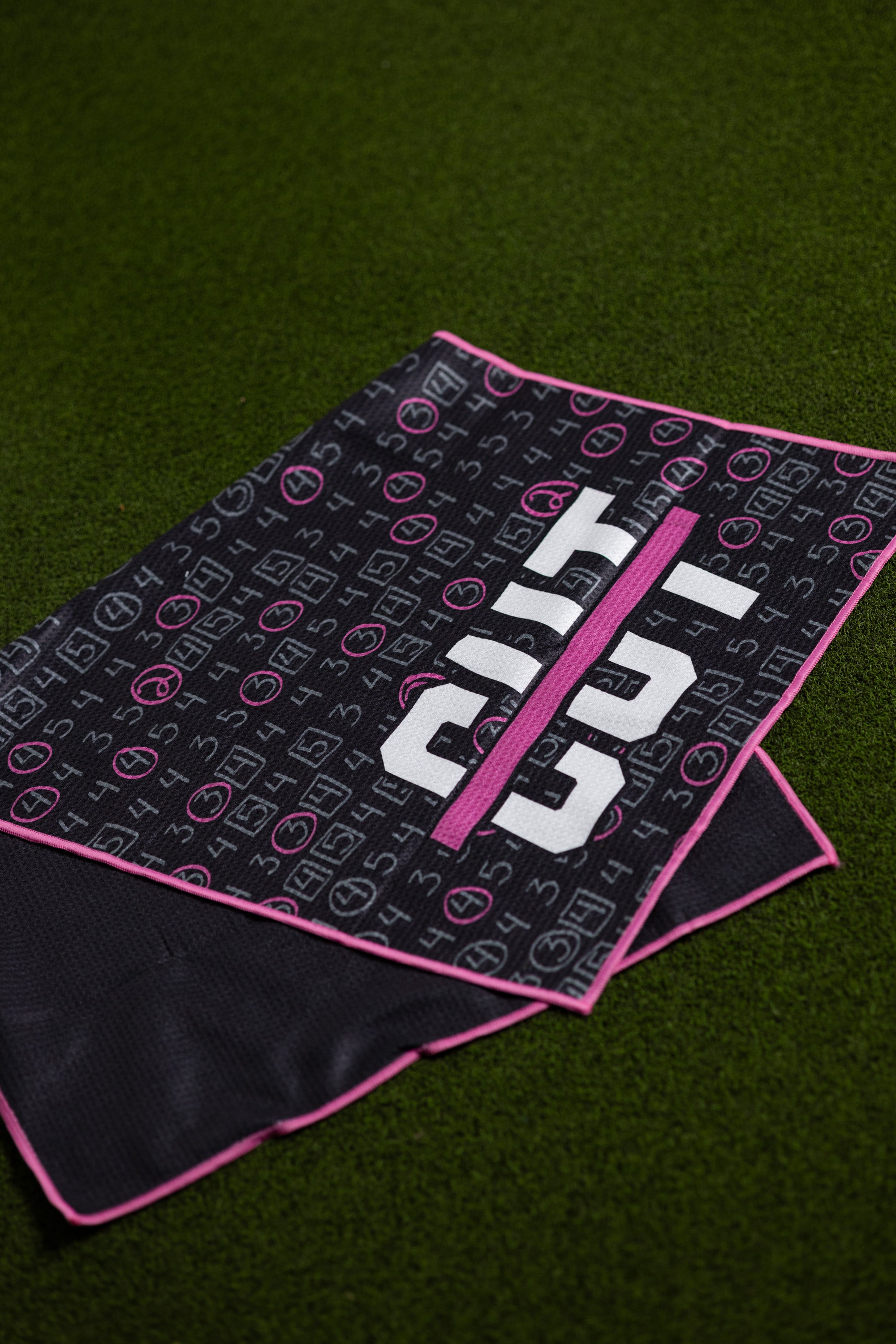 Pink Scorecard Oversized Towel
