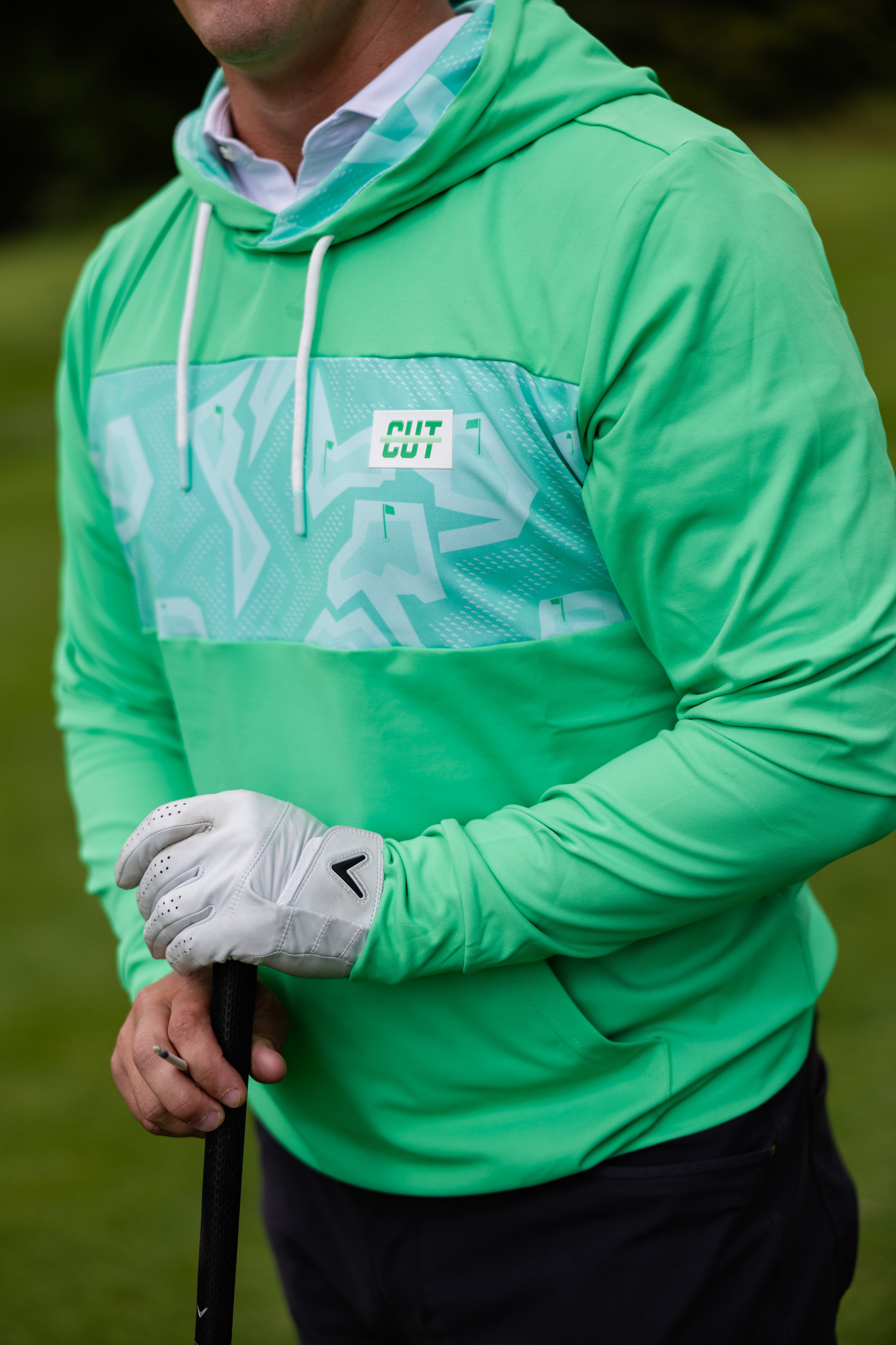 Mint Future Tech Athletic Hoodie