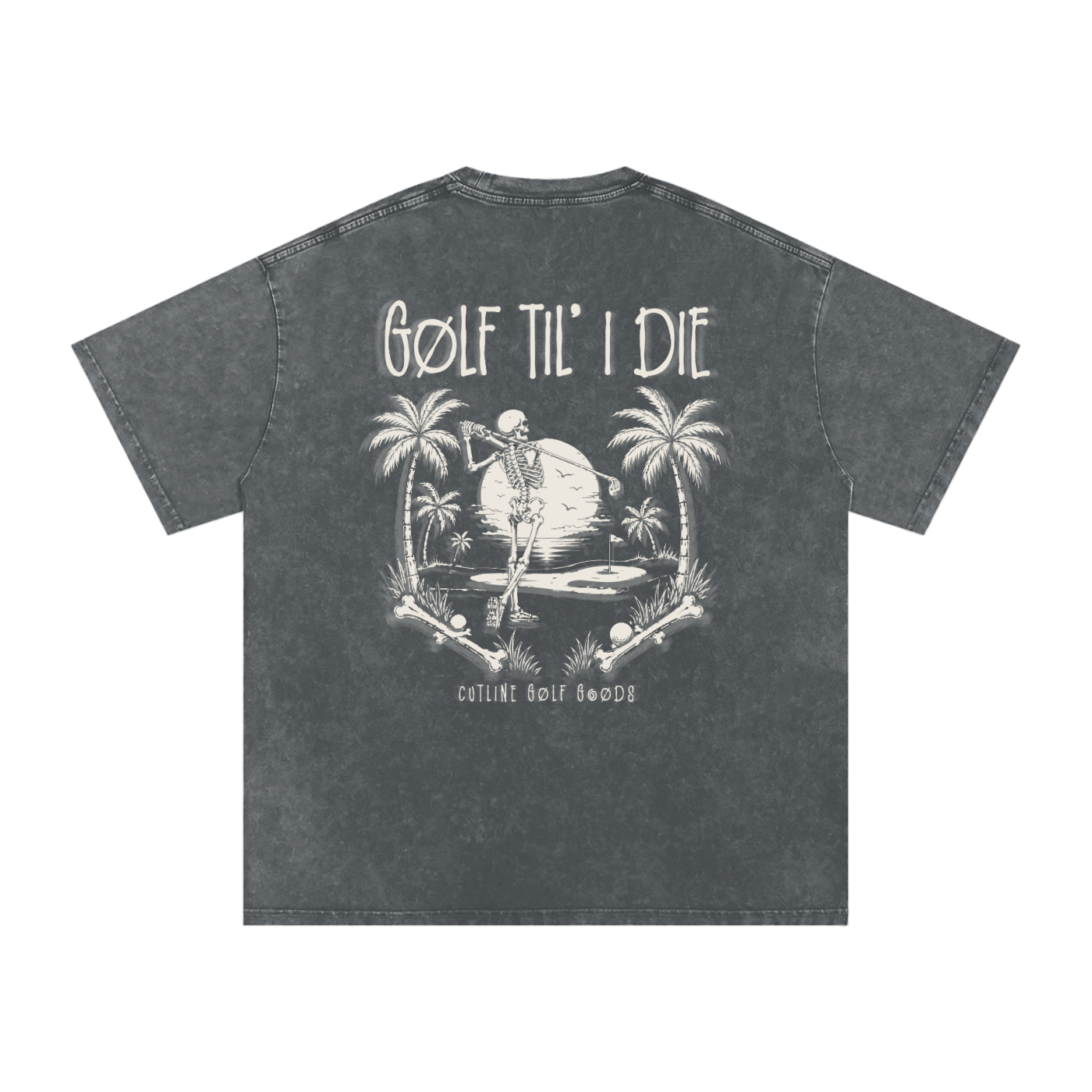 "Golf Til I Die" Oversized Cotton T-Shirt