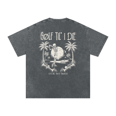 "Golf Til I Die" Oversized Cotton T-Shirt