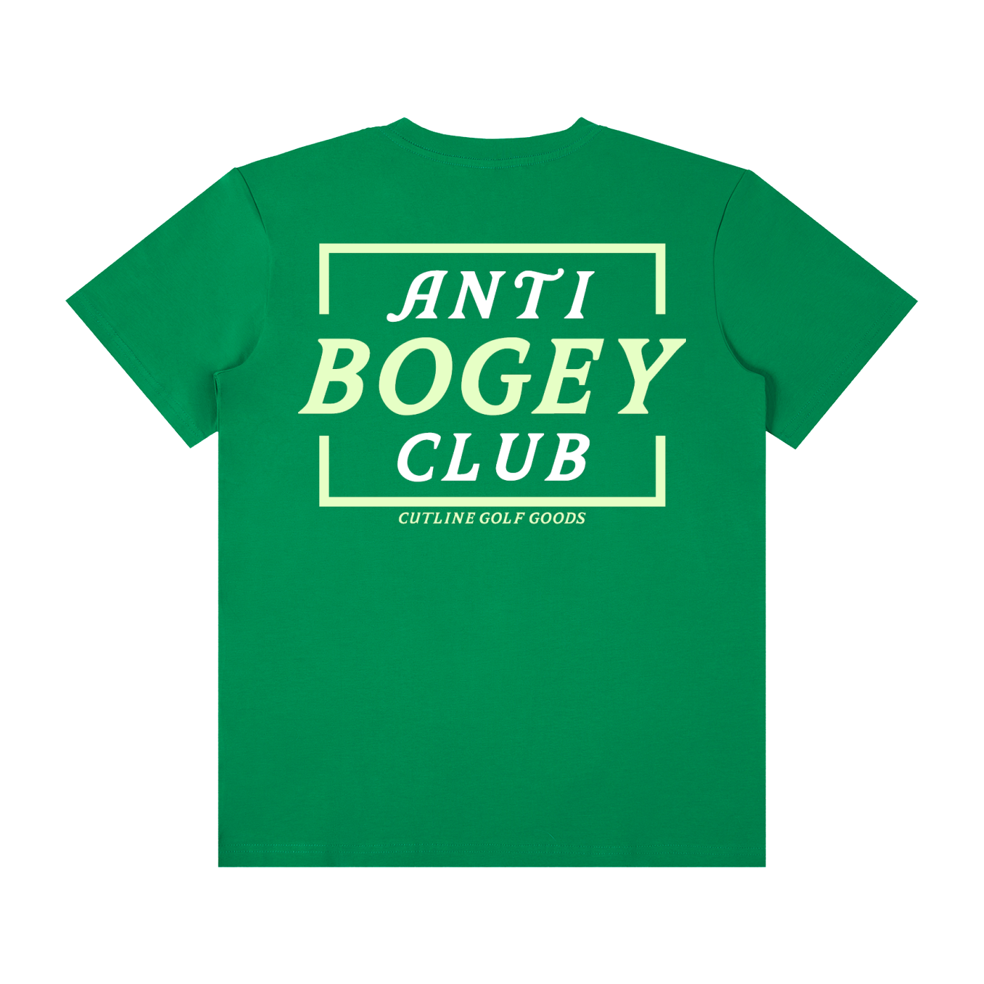 "Anti Bogey Club" Dark/Lime Classic Crew Neck