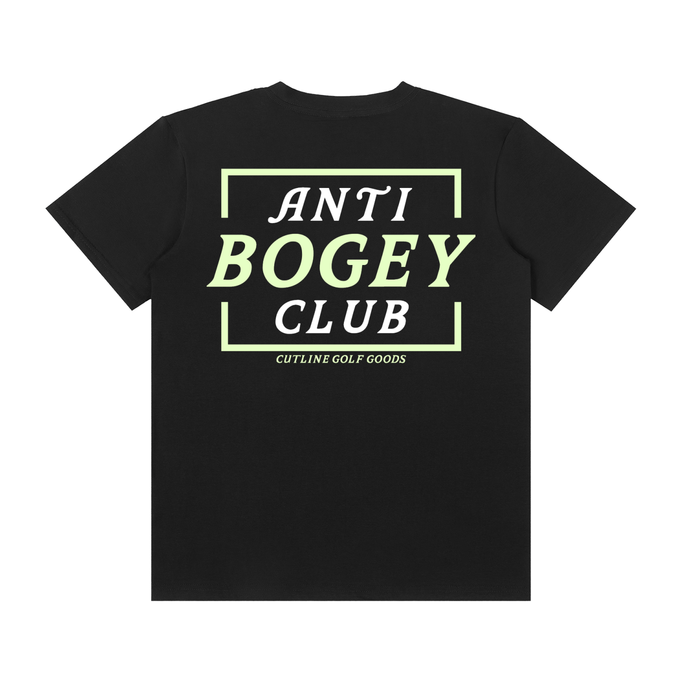 "Anti Bogey Club" Dark/Lime Classic Crew Neck