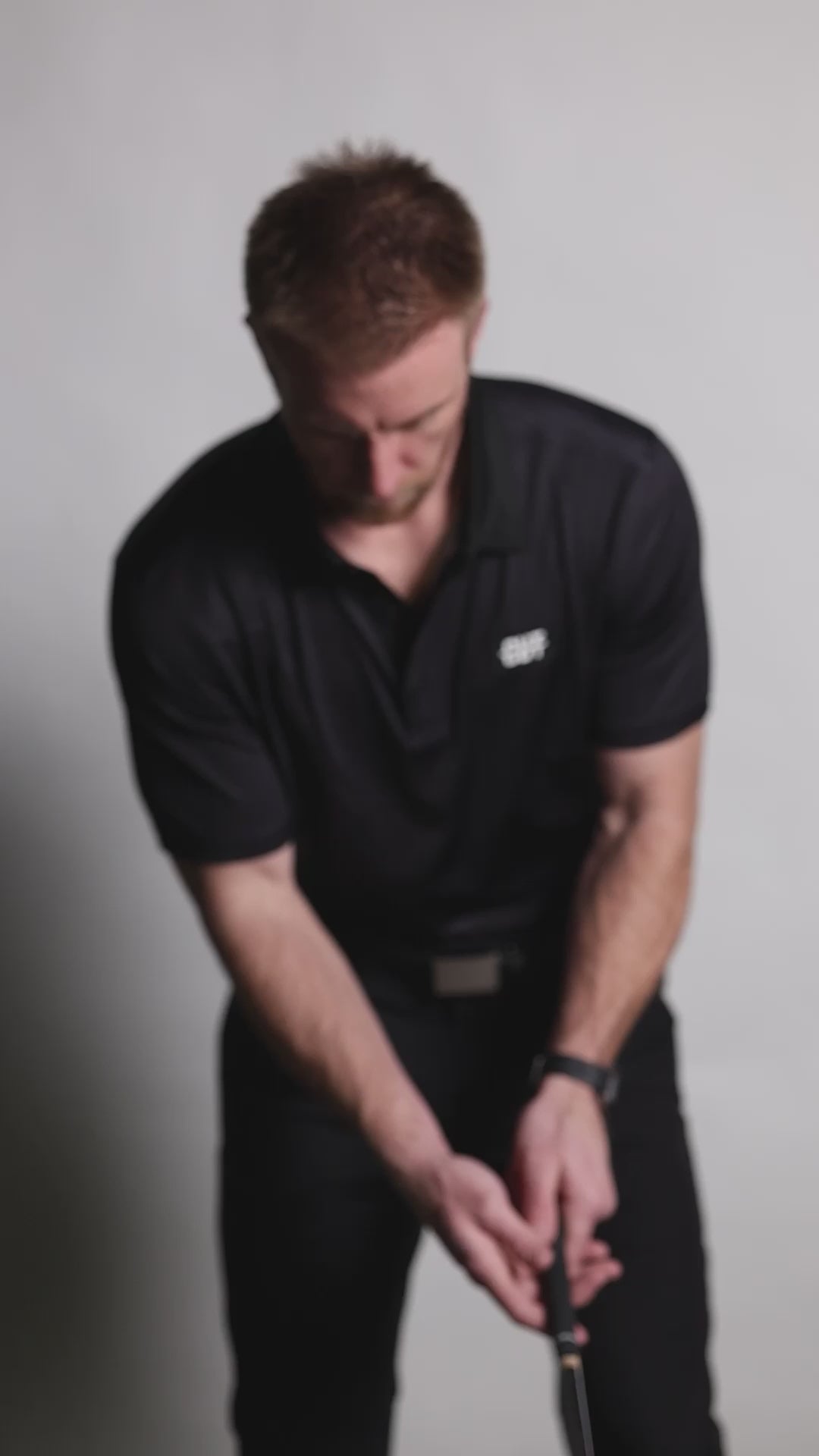 Deep Topo Black Polo