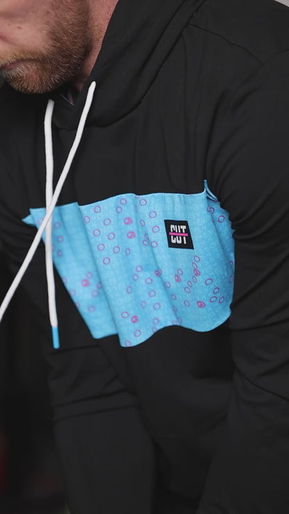 Teal Scorecard Athletic Hoodie